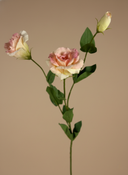 Realistic real touch blush pink artificial lisianthus flower stem with unopened buds #blush-pink